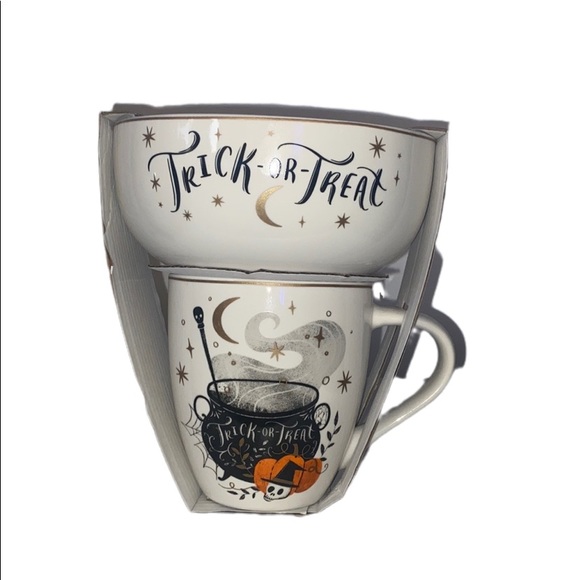 Eaton Fine Dining Trick or Treat Bowl/Mug Set - Picture 1 of 4